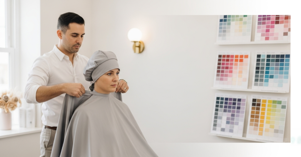 Why I Use a Neutral Grey Cape and Bonnet in Color Analysis
